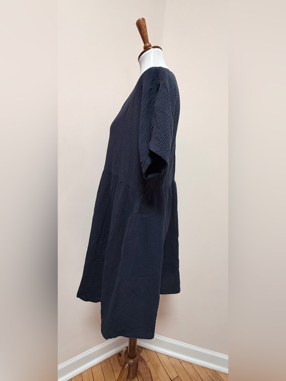 Madewell Lightspun Button Front Minidress - Picture 5 of 7